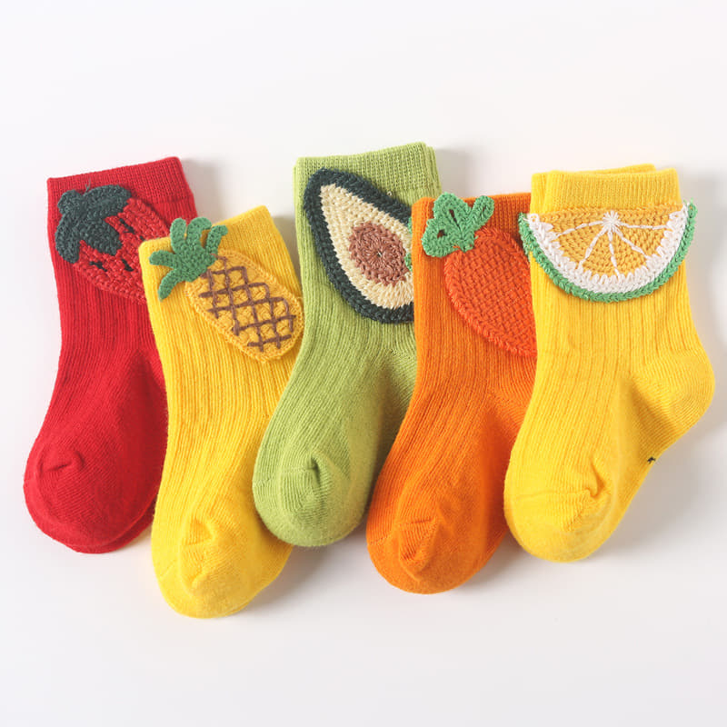 Baby Toddler Fruit Pattern Socks