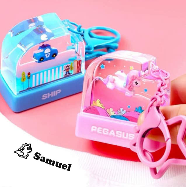 Personalized Name Stamp Waterproof Kids Clothing Flash Rubber
